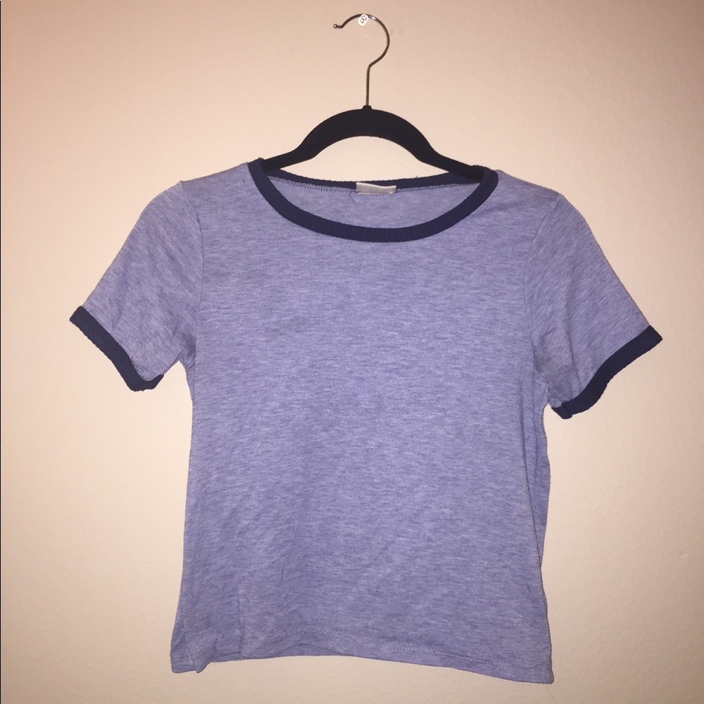 blue tee